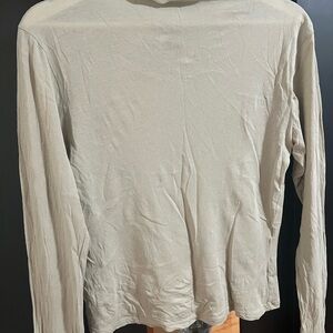 Light Gray Long Sleeve Shirt